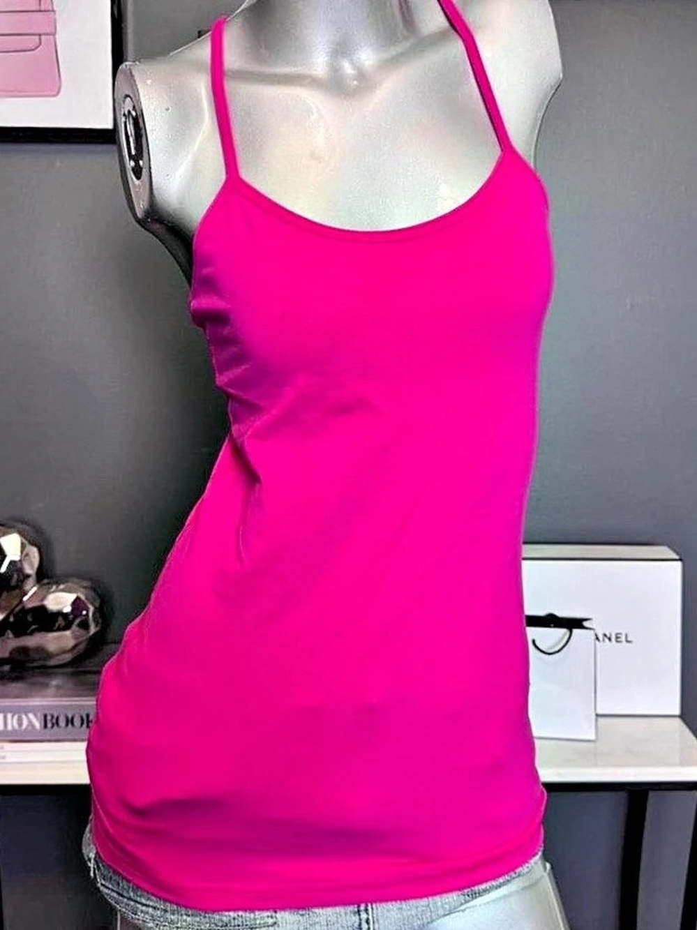 Vintage Lululemon Power Y Tank Pink Camisole Size 6